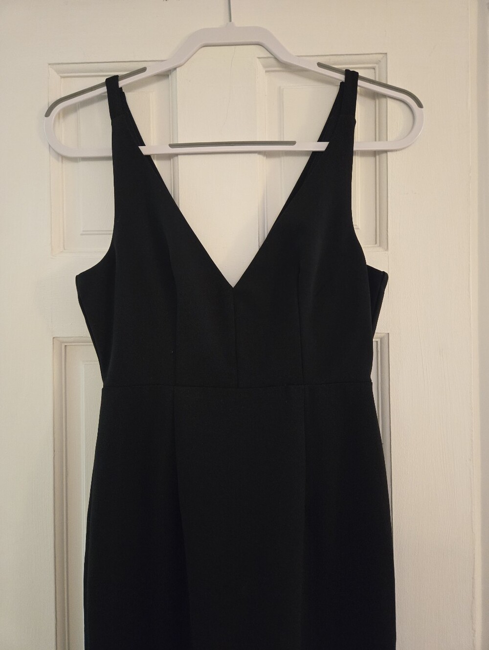LULUS Melora Black Sleeveless V-Neck Maxi Evening Dress Gown Small - Picture 4 of 9